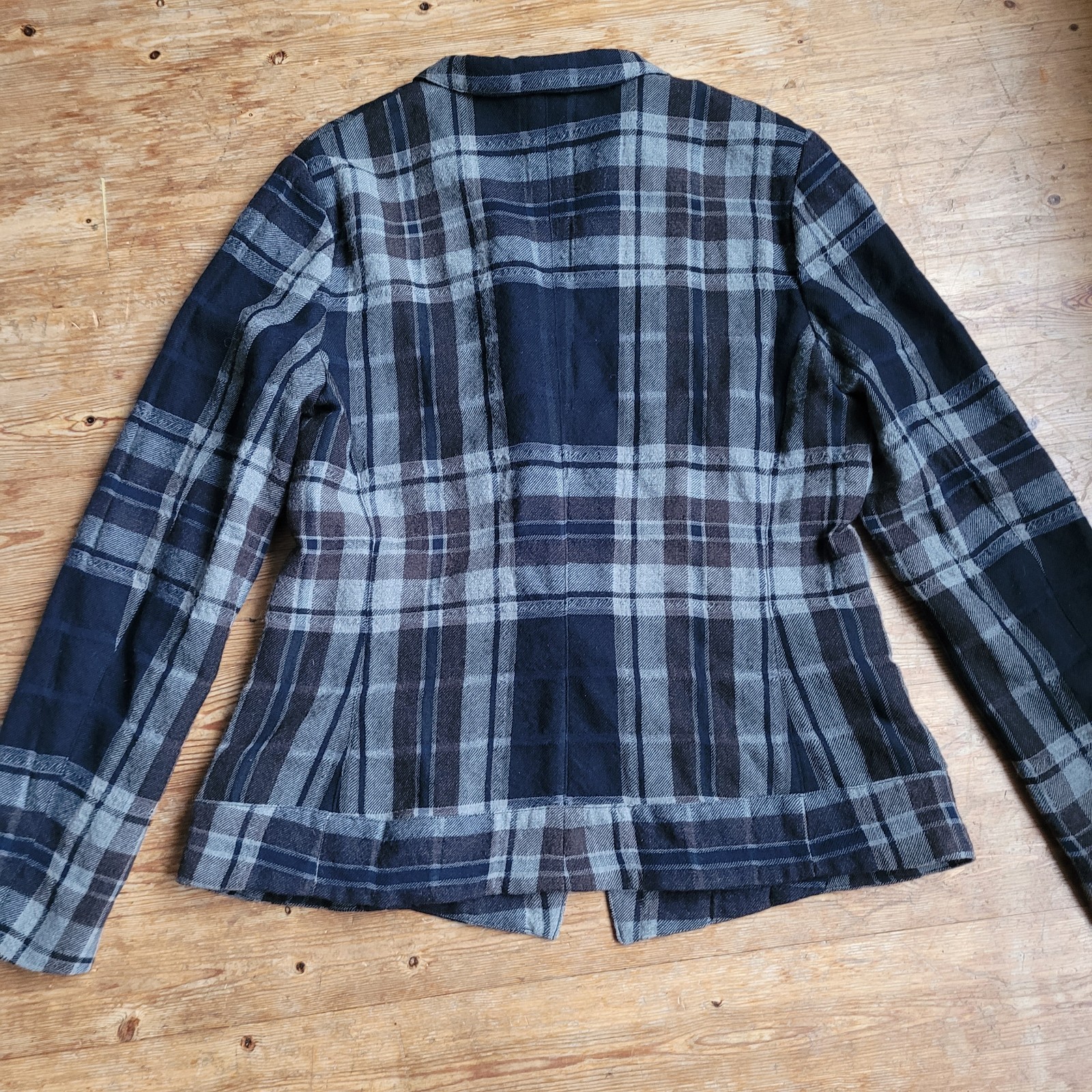 Elemente Clemente Wool Blend Blazer Jacket Check … - image 20