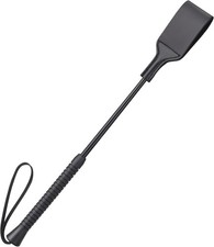 18 Inch Horse Whip, Premium Riding Crop Horse Whip for Equestrian Sports,Black
