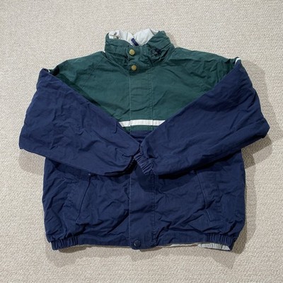Vintage Nautica Segeljacke Herren XL Mehrfarbig Wende Shell Windbreaker