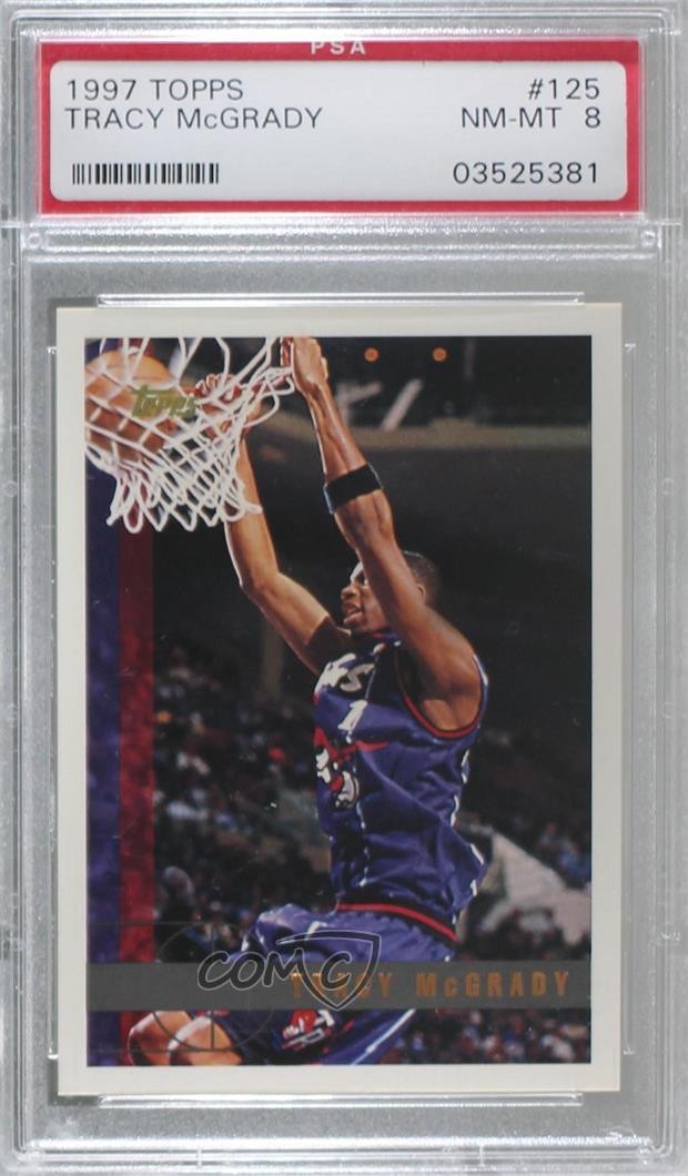 1997-98 Topps Tracy McGrady #125 PSA 8 HOF 9l4