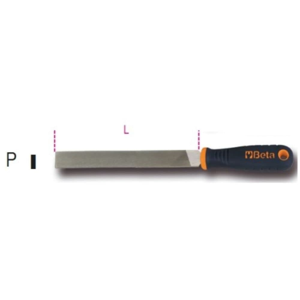 BETA 1719BMA8/P - Lime piatte a taglio mezzodolce, con impugnatura 2dd6