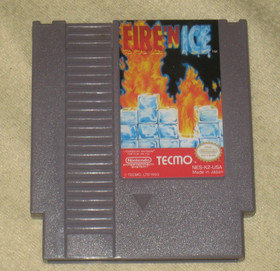 Fire N Ice Complete in Box for NES .Authentic. Clean/Tested Nintendo. RARE!