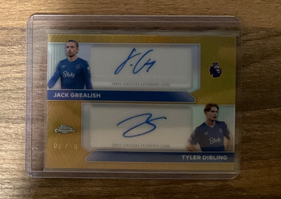 2025-26 Topps Chrome Premier League - Dual Autographs Jack