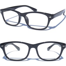 Clear Lens Glasses Classic Retro Design Horn Rim Style Nerd Hipster Eyewear New