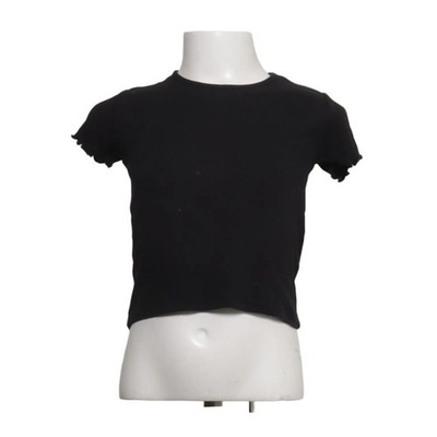 H&M, T-shirt, Größe: 98/104, Schwarz, Baumwolle/Elasthan, Sonstiges #pvU
