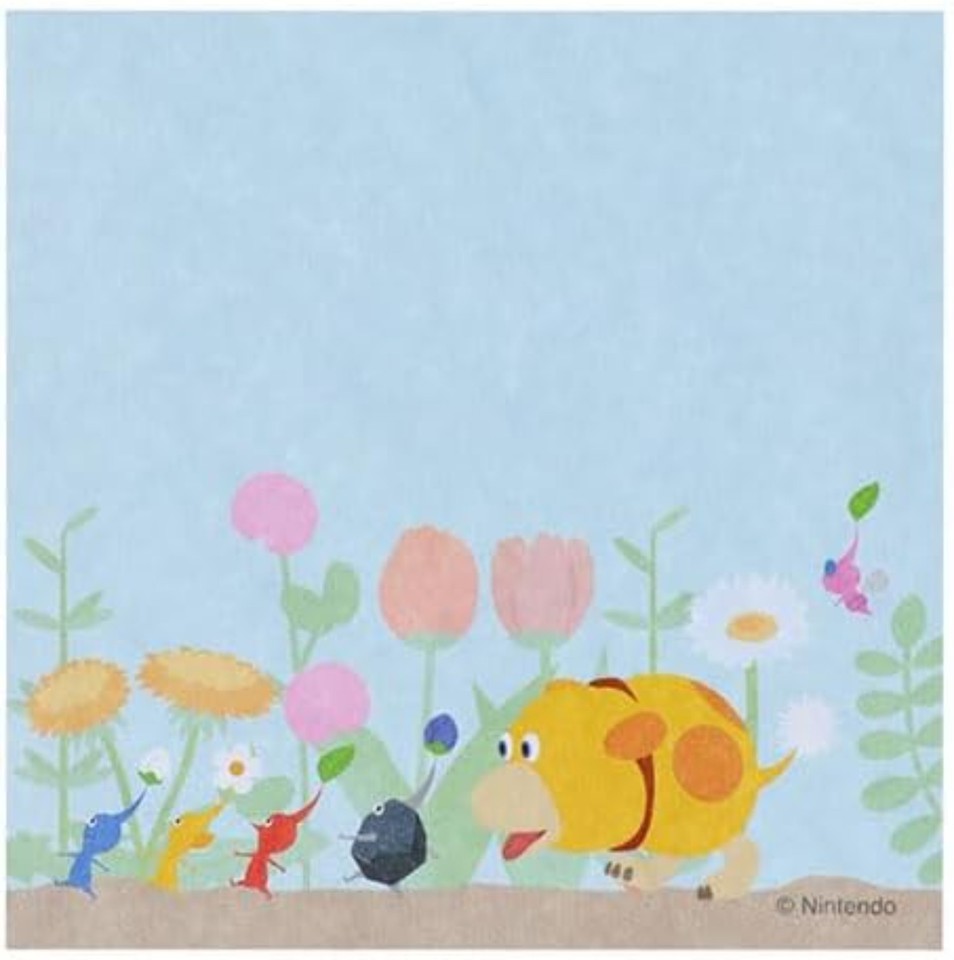 Pikmin Die-Cut Sticky Notes Light Blue Memo Pad Nintendo Game Character ...