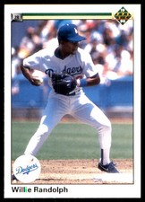 Willie Randolph 1990 Upper Deck #183a Los Angeles Dodgers MLB READ FREE SHIP