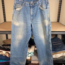 Vintage 90s Faded Distressed Dickies Carpenter Jeans