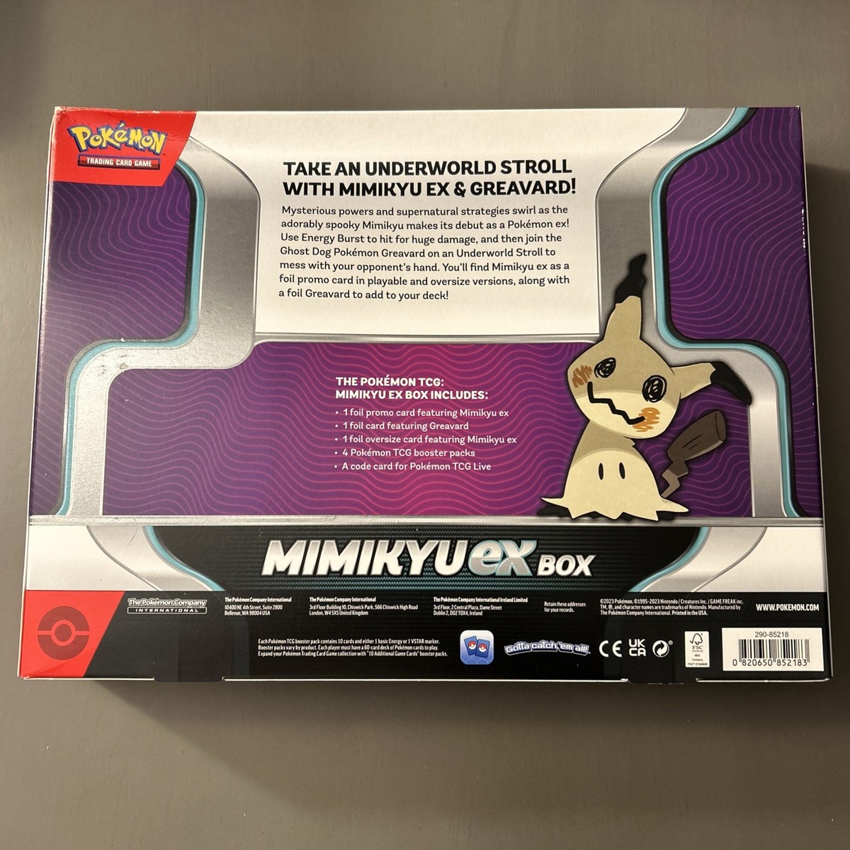 pokémon trading card games mimikyu ex box Amazon.com: Pokemon TCG: Mimikyu ex Box : Toys & Games main image 1