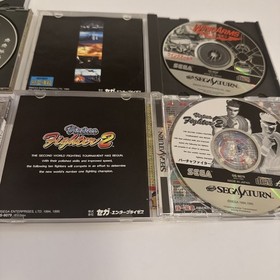 Lot Of 5 Sega Saturn Japan Games Tested Working NFL Space Wing Arms Virtua