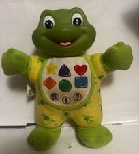 Rare Vintage Leap Frog Baby Tad Hug  Learn Working 2000 Plush Talking Toy Fast