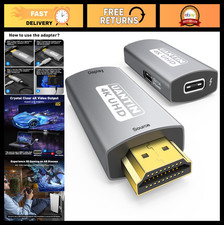 4K 60Hz HDMI to USB-C Adapter Male to Female, Compatible with Laptop, PS5, XR/AR