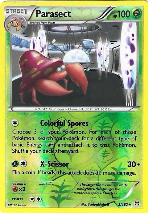 XY - BREAKthrough #2/162 Parasect Rare