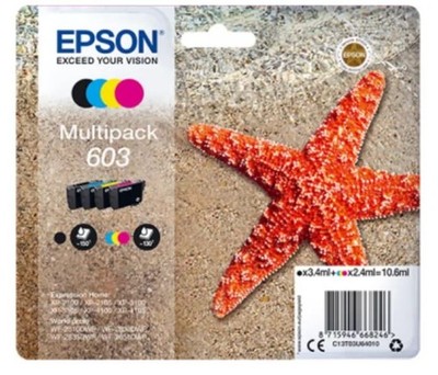 Epson Multipack 603 (C13T03U64010) - Schwarz, Gelb, Cyan, Magenta