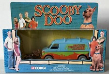Damaged FIGURES Corgi Scooby Doo Mystery Machine + Shaggy/Scooby Figures 1:36 