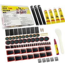 Bike Tire Repair Kit, 80 PCS Bike Tube Patch Kit with Bike Tire Levers, Bike ...