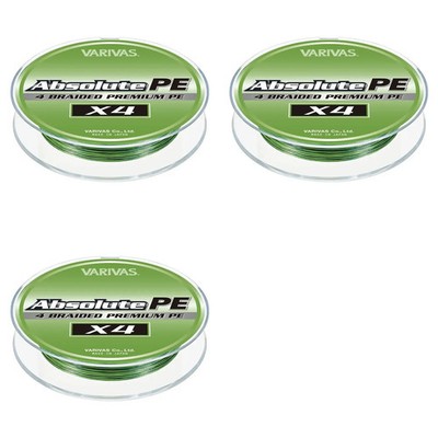 VARIVAS Absolute PE X4 150m Green Marking Color Line 0.3-0.6号 From Japan