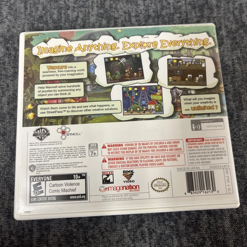 Scribblenauts Unlimited (Nintendo 3DS, 2012) Foto 2 de 3