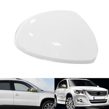 Spiegelkappe Aussenspiegel Kappe Rechts Weiß Glänz Für VW Sharan (7N) ab 05.2010
