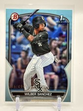 2023 Bowman Wilber Sanchez #BP-6 Sky Blue 246/499 1st Prospect White Sox