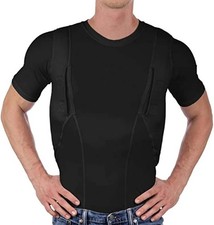 Shadow Carry Tee Tactical Holster Shirt, Large Pocket for Hiking