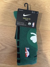 NWT Nike Elite Crew Celtics Adult Basketball Socks, Green, Size Men 6-8, WM 6-10