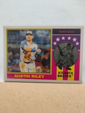 ⚾ 2025 Topps Heritage Baseball Austin Riley 1976 Player Icons SP #76PI-6 🔥