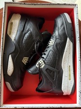 Jordan Air Jordan 4 Retro LS Oreo Black/Tech Grey Leather Mid Top 314254-003