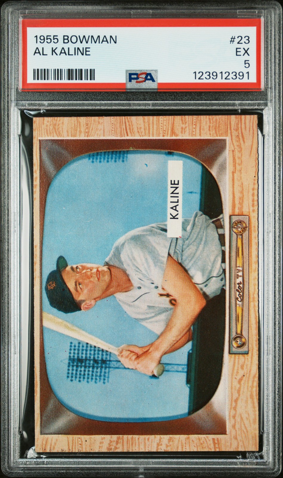 1955 Bowman #23 Al Kaline PSA 5