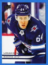2025-26 Upper Deck Series 1 Hockey Base Logan Stanley #196 Winnipeg Jets