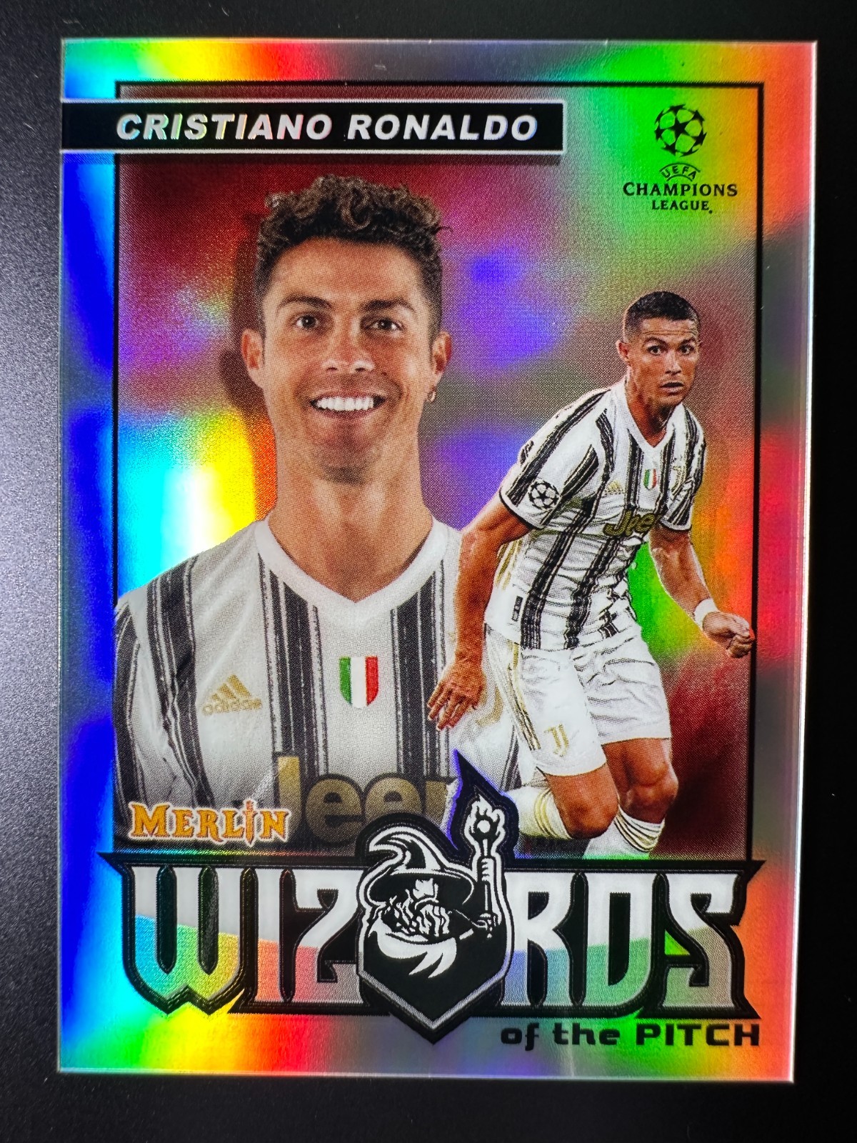 2020-21 Topps Merlin Chrome UCC Soccer Wizards of the Pitch - Cristiano Ronaldo