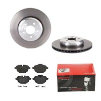 Brembo Bremsscheiben Ø345MM + BremsbelÄGe Hinten FÜR Bmw 5 Bmw Bmw (Brilliance)