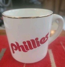 Vintage 1980 Philadelphia Phillies  World Series Champions Coffee Mug Game Stats