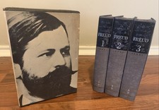 First Edition The Life and Work of Sigmund Freud Complete 3 Vol Set Ernest Jones