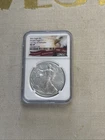 2021 $1 Type 1 American Silver Eagle NGC MS69 Brown Label
