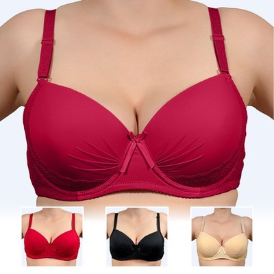 Große Größen BH E Cup Damen Push Up Spitze Gepolstert 95-110 Komfort BH Sexy