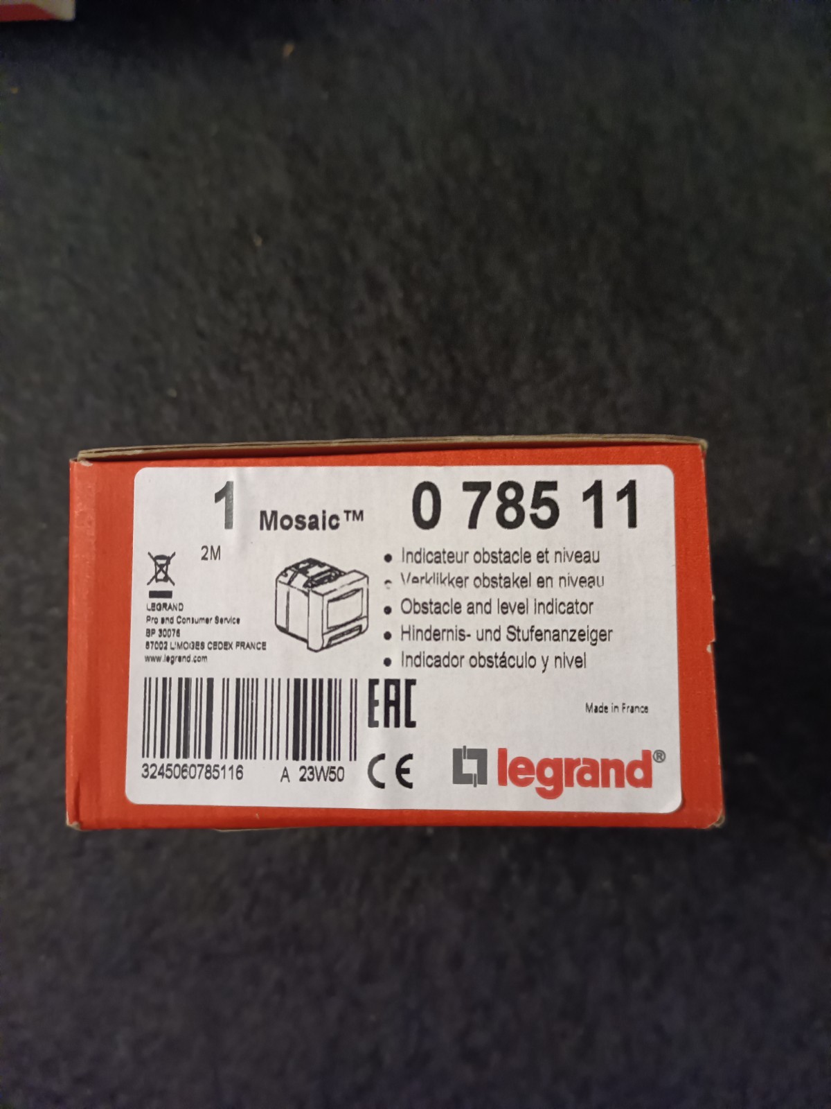 Détecteur infrarouge Legrand 078511 à extinction automatique temporisée