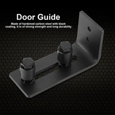 Carbon Steel Adjustable Wall Mount Sliding Barn Door Bottom Floor Guide Hardware