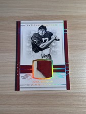 John Hannah 2018 National Treasures Collegiate /5 Patriots Alabama HOF GAME WORN