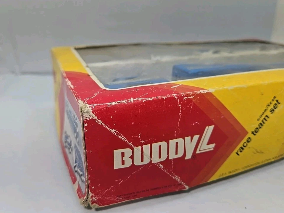 Remolque Buddy L GOODYEAR/STP Race Team de colección, camión y Dragster Race Metal  Foto 2 de 4