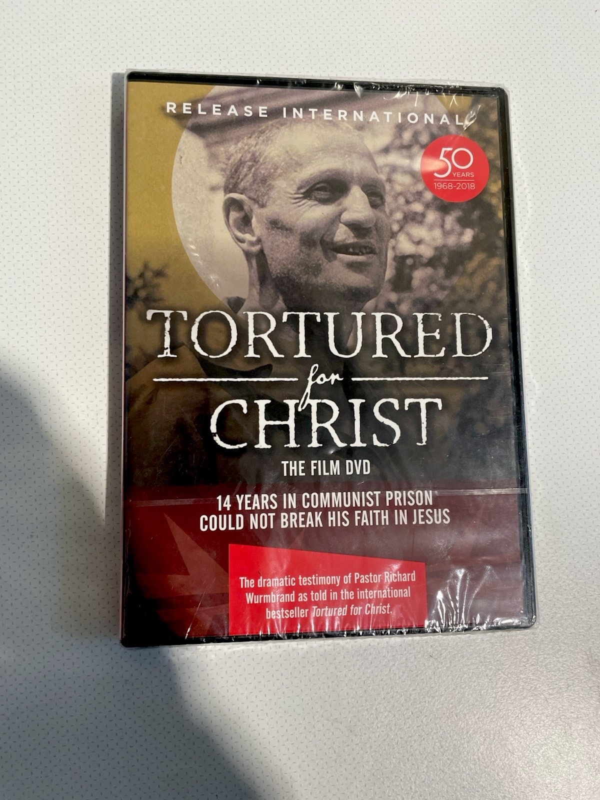 TORTURED FOR CHRIST THE FILM DVD (PASTOR RICHARD WURMBRAND STORY) NEW/SEALED