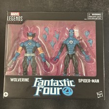 Marvel Legends Fantastic Four Wolverine Spider-Man 2-Pack 2024 Blue Suit Hasbro