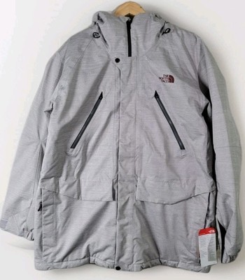 The North Face Sherman Insulated Jacket Men s XXL DryVent Hooded Gray