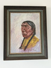 Allen Sapp “Joe Tobacco Juice of Little Pine Reserve” Provenance Eaton’s Gallery