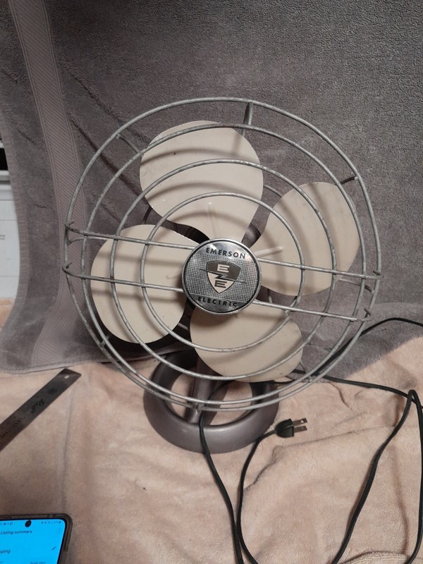 Emerson Electric Northwind Table Desk Fan Type 94646-B