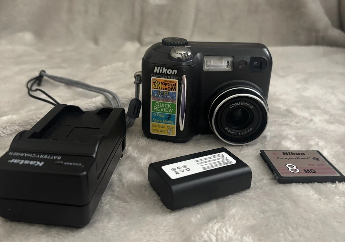Nikon COOLPIX Digital Cameras 3-4.9 MP Maximum Resolution for Sale