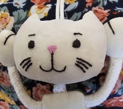 Jellycat ''I am Dingly Dangly Kylie Kitty'' seltenes weiches Kätzchen Spielzeug Katze
