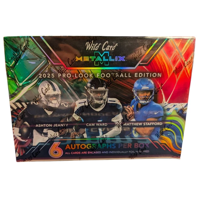 2025 Wild Card Metallix Football Ed. NFL Cards Box **RIP & SHIP** LIVE ON STREAM