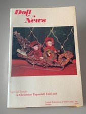 Doll News UFDC Winter 1979 Back Issue Special Christmas Paperdoll Foldout Inside
