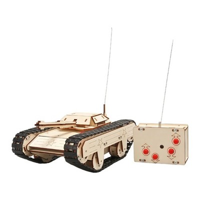 STEM Learning Wooden Tanks Building Kits Remote Control Tanks Science Project